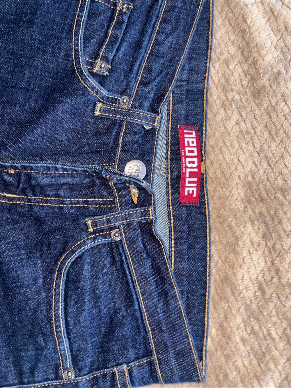 Redline Women's Dark Blue Straight Leg Jeans - Picture 6 of 11